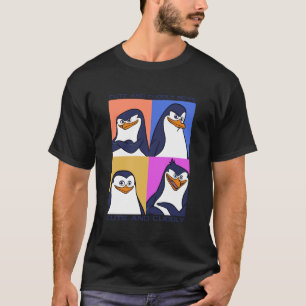 Madagaskar-Pinguine, Niedlich und knuddelig Text-P T-Shirt