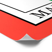 Madagaskar Poster (Ecke)