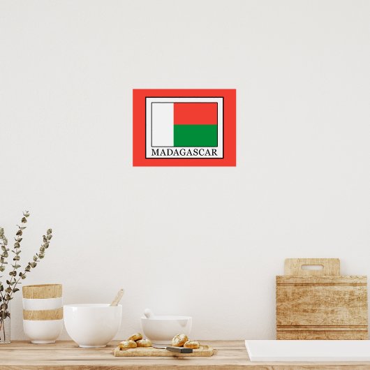 Madagaskar Poster (Küche)