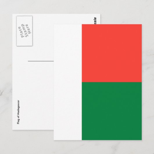Madagaskar Postkarte (Vorne/Hinten)