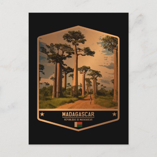 Madagaskar Postkarte (Vorderseite)
