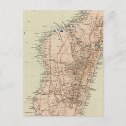 Madagaskar Postkarte (Vorderseite)