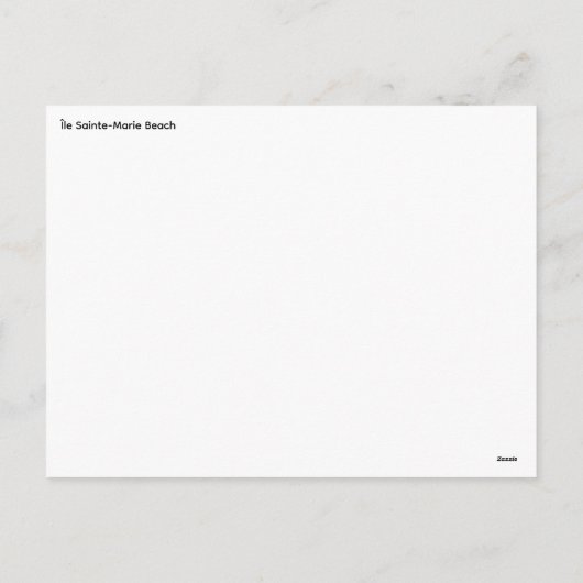 Madagaskar Postkarte (Rückseite)