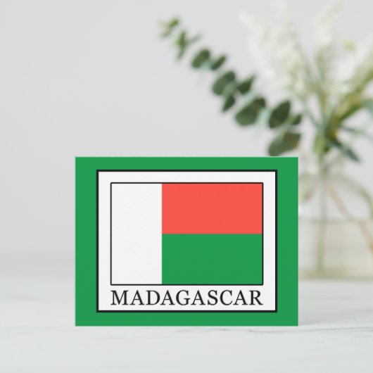 Madagaskar Postkarte (Stehend Vorderseite)