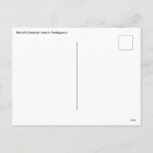 Madagaskar Postkarte (Rückseite)