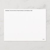 Madagaskar Postkarte (Rückseite)