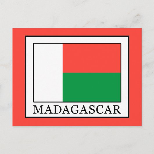 Madagaskar Postkarte (Vorderseite)