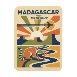 Madagaskar Reise Magnet