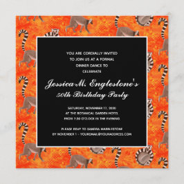 Madagaskar Ring Tegelschwanz Lemur Nature Lover Ge Einladung