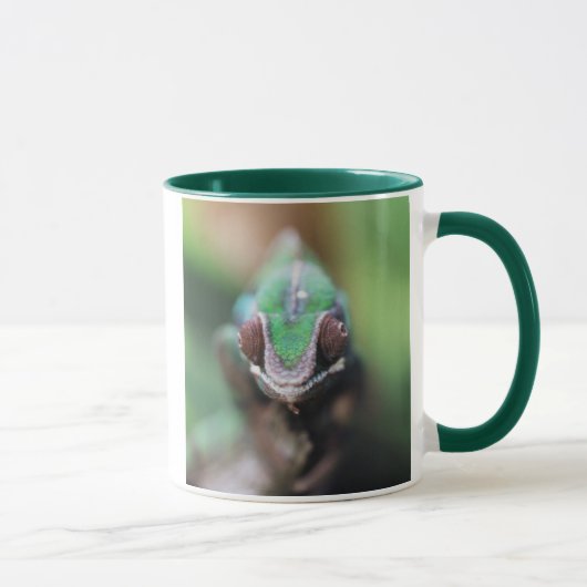Madagaskar, Roter Bar Panther Chameleon Tasse (Rechts)