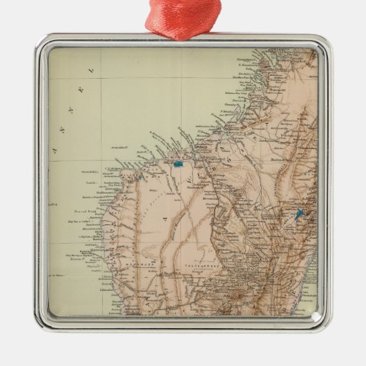 Madagaskar Silbernes Ornament (Vorne)
