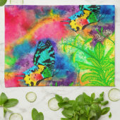 Madagaskar-Spritzen-Handtuch Küchentuch (Gefaltet)