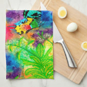 Madagaskar-Spritzen-Handtuch Küchentuch (Viertel Falte)