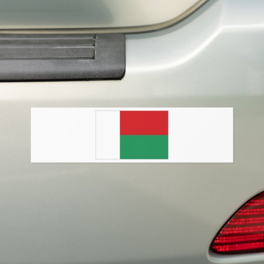 Madagaskar-Staatsflagge Autoaufkleber (Auf Auto)