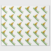 Madagaskar-Tiersymbol Geschenkpapier (Flach)