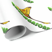 Madagaskar-Tiersymbol Geschenkpapier (Rolleneckpunkt)