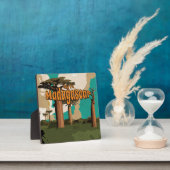 Madagaskar Vintage Travel Poster Fotoplatte (InSitu)