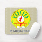 Madagaskar-Wappen Mousepad (Mit Mouse)
