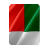 Madagaskar - Waving Flag - Magnet (Vertikal)