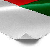 Madagaskar - Waving Flag - Poster (Ecke)