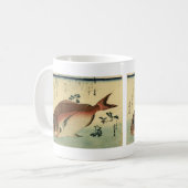 Madai oder Red Tai - Hiroshige japanische Fischdru Kaffeetasse (Vorderseite Links)