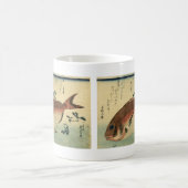 Madai oder Red Tai - Hiroshige japanische Fischdru Kaffeetasse (Mittel)