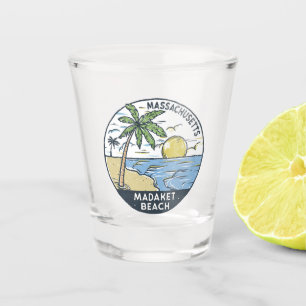 Madaket Beach Massachusetts Vintage Schnapsglas