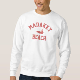Madaket Nantucket Massachusetts Red Sweatshirt