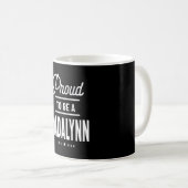 Madalynn Personalisiert Name Geburtstagsgeschenk Kaffeetasse (VorderseiteRechts)