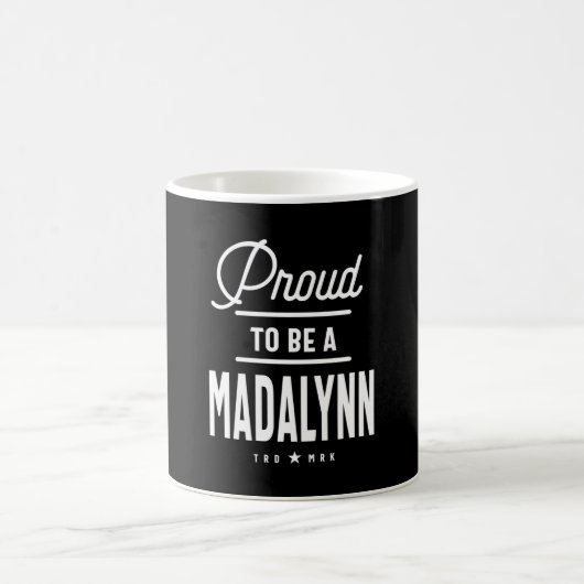 Madalynn Personalisiert Name Geburtstagsgeschenk Kaffeetasse (Mittel)