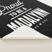 Madalynn Personalisiert Name Geburtstagsgeschenk Sherpadecke (3/4)