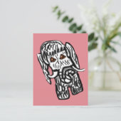 Madalynne Der Mammoth Postkarte (Stehend Vorderseite)