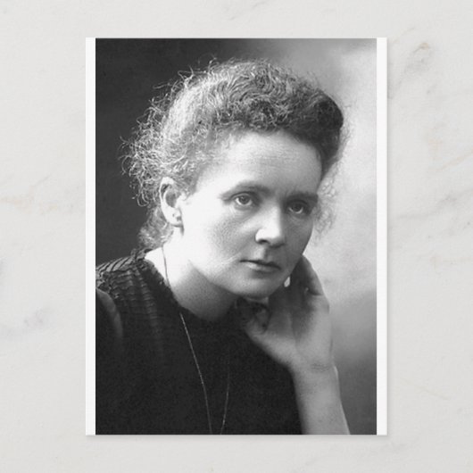 Madam Marie Curie Postkarte (Vorderseite)
