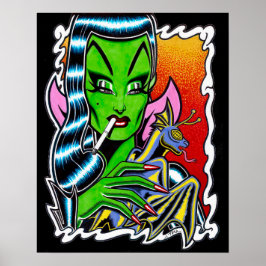 Madam Mars ist erfreut Poster