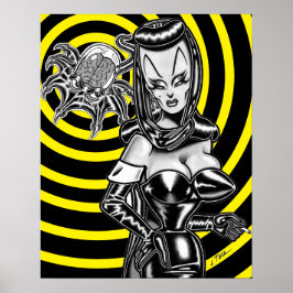 Madam Mars™/Pet Hirn-Fledermaus Poster