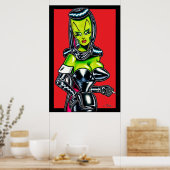 Madam Mars™/Verhüllte Glamour Poster (Küche)