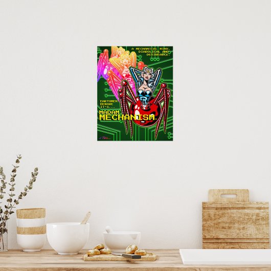 Madam Mechanism™/Beware Poster (Küche)