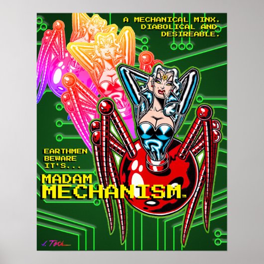 Madam Mechanism™/Beware Poster (Vorne)