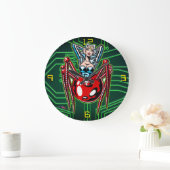 Madam Mechanism™/Mecha-Spinne Große Wanduhr (Zuhause)