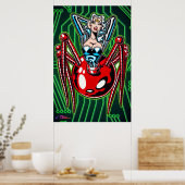 Madam Mechanism™/Mecha Spinne Poster (Küche)