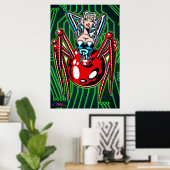 Madam Mechanism™/Mecha Spinne Poster (Heimbüro)