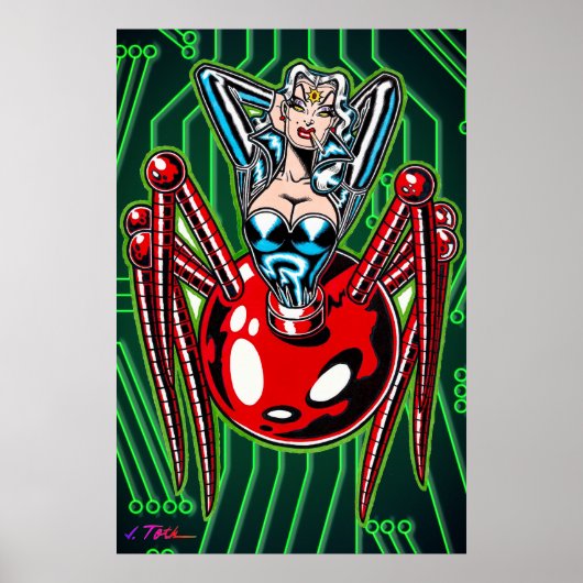 Madam Mechanism™/Mecha Spinne Poster (Vorne)