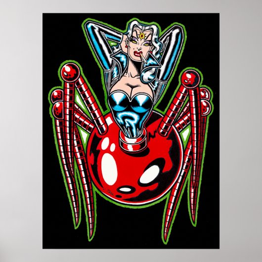 Madam Mechanism™/Mecha Spinne Poster (Vorne)