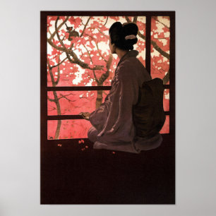 MADAMA BUTTERFLY GEISHA Japanisch Opera Vintag Poster