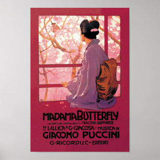 Madama Butterfly Opera Poster