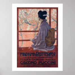 Madama Butterfly Vintage Poster (1904)