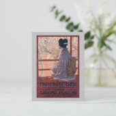 Madama Butterfly Vintage Poster (1904) Postkarte (Stehend Vorderseite)