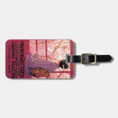 Madama Schmetterling Gepäckanhänger (Vorderseite horizontal)