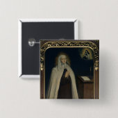 Madame Acarie bekannt als Marie de L'Incarnation Button (Vorne & Hinten)