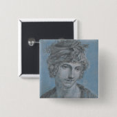 Madame Aubry Olympia der Hohlmeißel, 1784 Button (Vorne & Hinten)